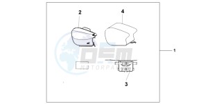 CBR600FS drawing PILLION BAG