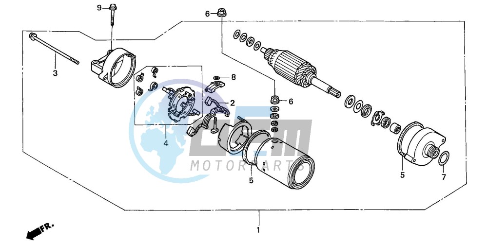 STARTING MOTOR (CBF600S6/SA6/N6/NA6)