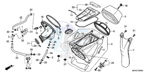 CRF450RG CRF450R Europe Direct - (ED) drawing AIR CLEANER