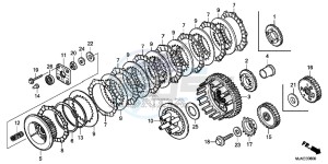 VT750CSE Shadow - VT750CS-E UK - (E) drawing CLUTCH