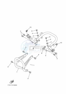 YFZ450R (BKDH) drawing GUARD