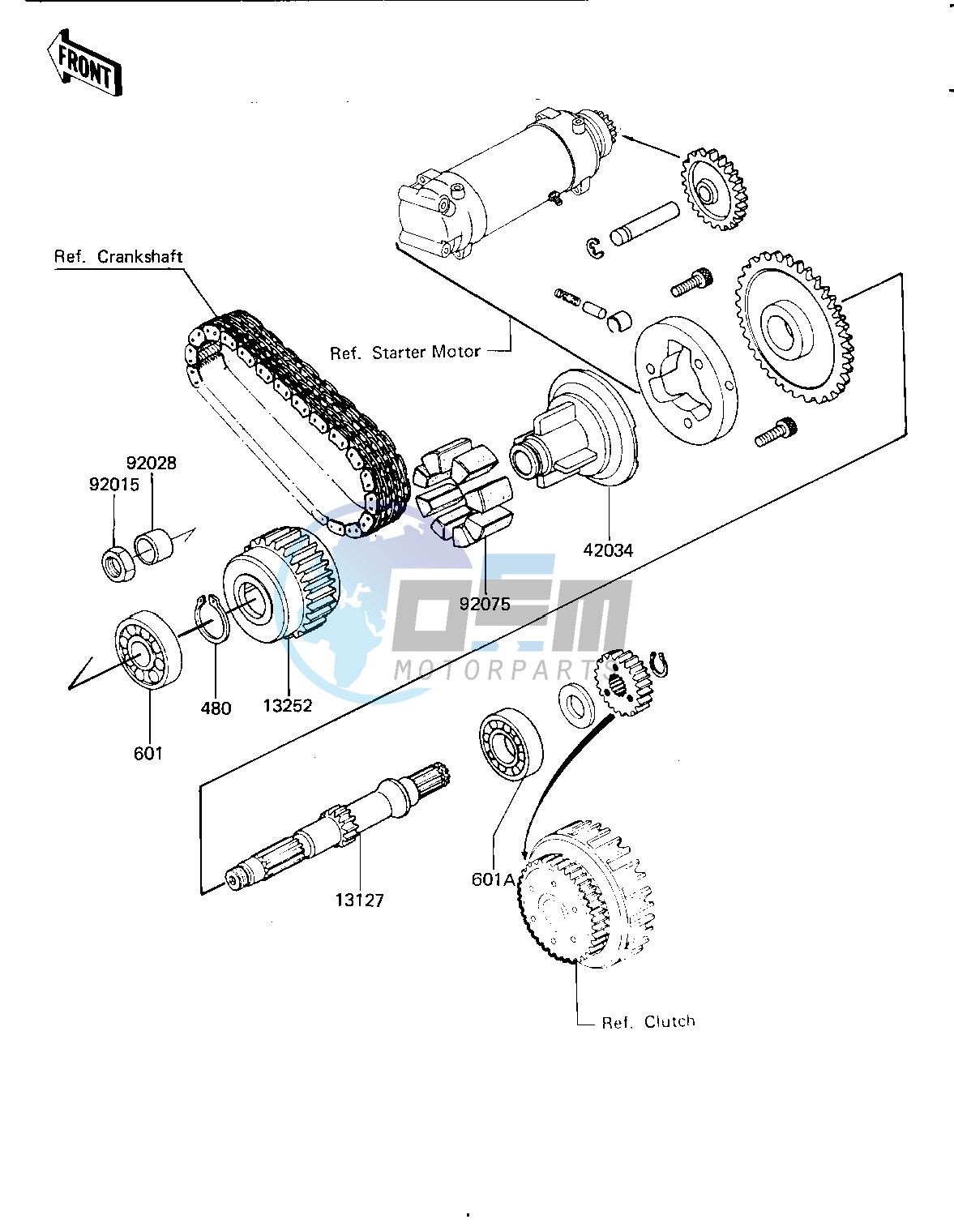 SECONDARY SHAFT -- 81-82 H1_H2- -