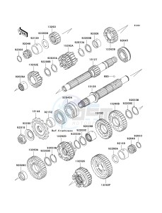 ZX 600 N [ZX-6RR] (N1) N1 drawing TRANSMISSION