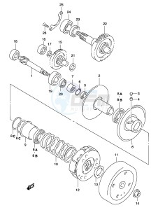 AY50 (P19) katana drawing TRANSMISSION (2) (MODEL AY50 K1 K2)