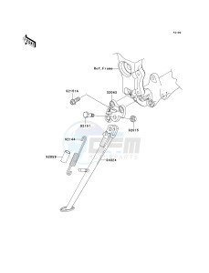 ZX 1000 D [NINJA ZX-10R] (D6F-D7FA) D7FA drawing STAND-- S- -