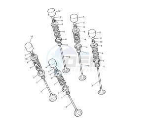 YZF SP 750 drawing VALVE