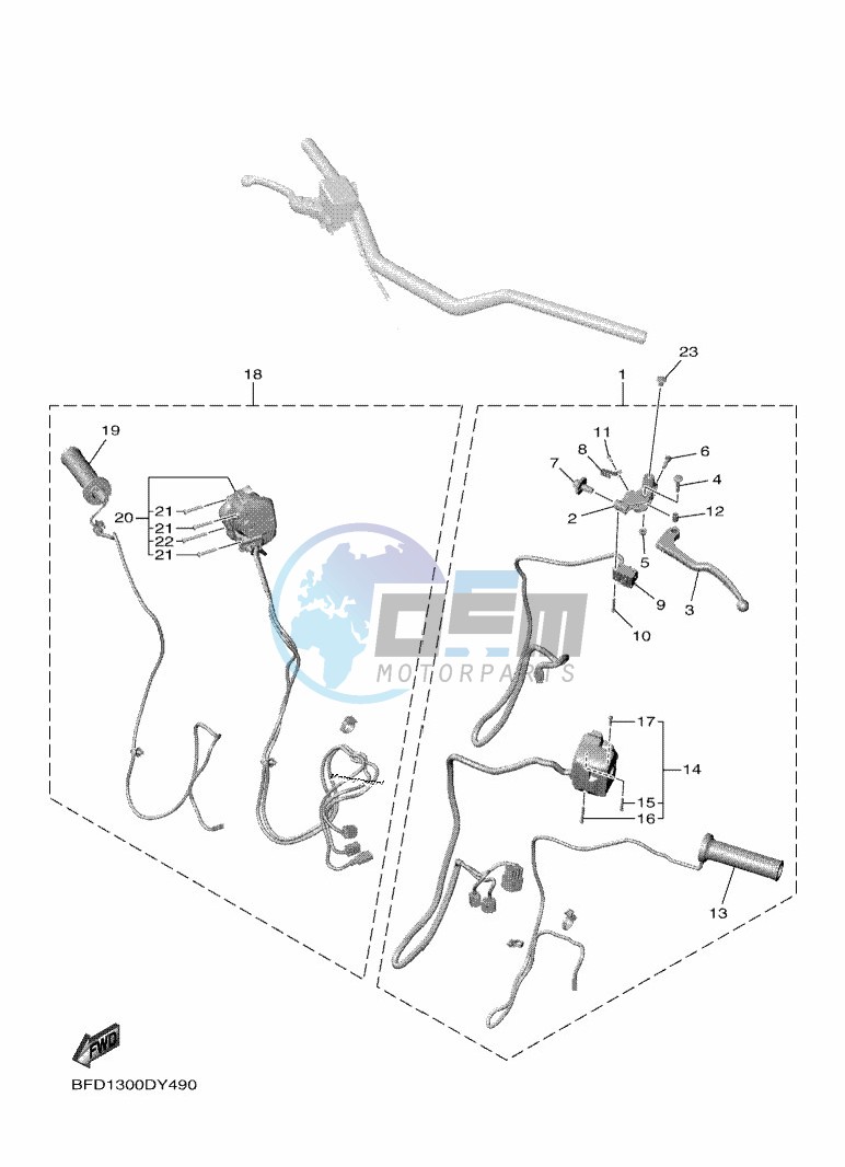 HANDLE SWITCH & LEVER