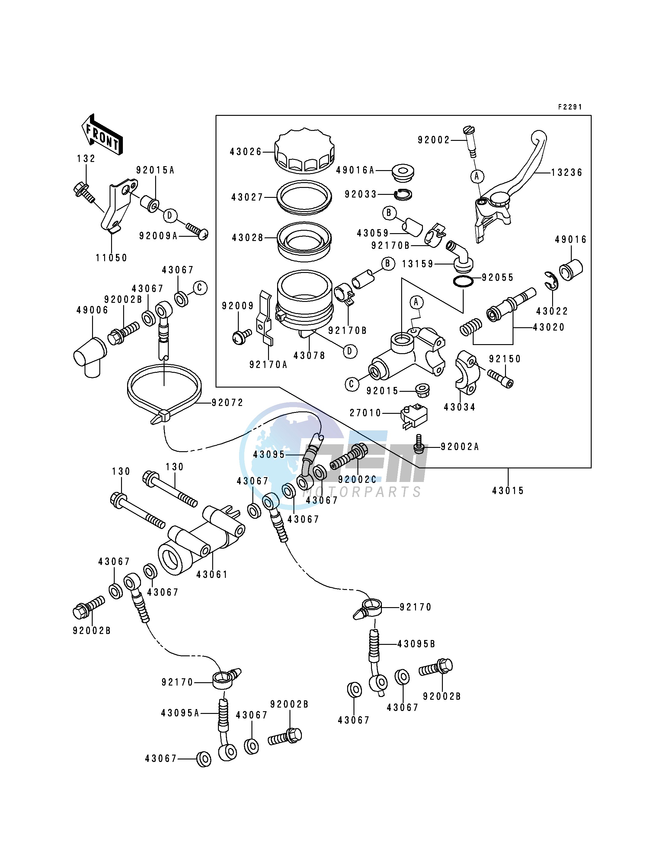 FRONT MASTER CYLINDER