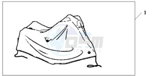 SH300A9 ED / ABS TBX drawing BODY COVER XL HONDA LOGO