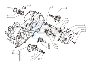 Ark AC 25 White-Matt Black 100 drawing Rear wheel axle