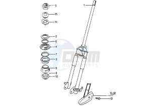 ZENITH N - 50 cc drawing FRONT FORK