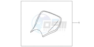 CBR1000RR9 UK - (E / MKH REP) drawing E-SEAT