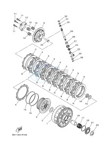 MTN1000 MT-10 (B67D) drawing CLUTCH