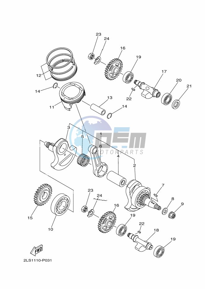 CRANKSHAFT & PISTON