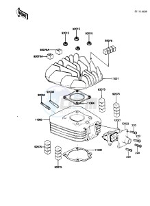 AR 50 A (A1) drawing CYLINDER HEAD_CYLINDER_REED VALVE