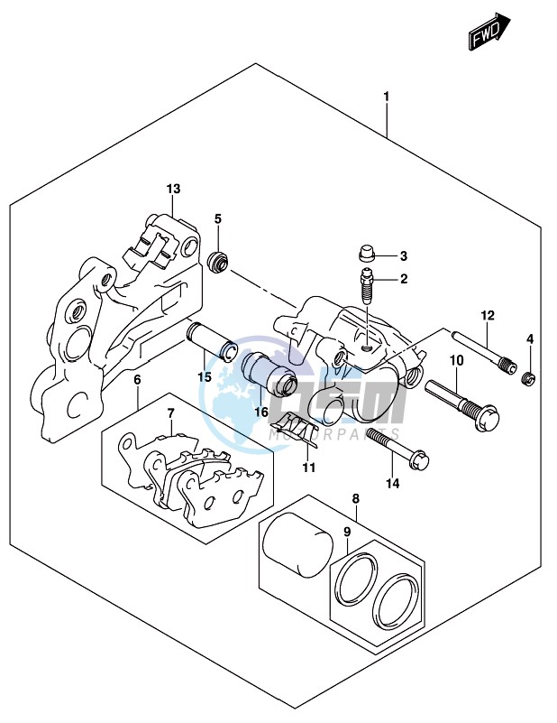 REAR CALIPER