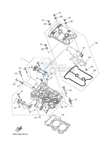 MT07 700 (1WS6 1WS8) drawing CYLINDER HEAD