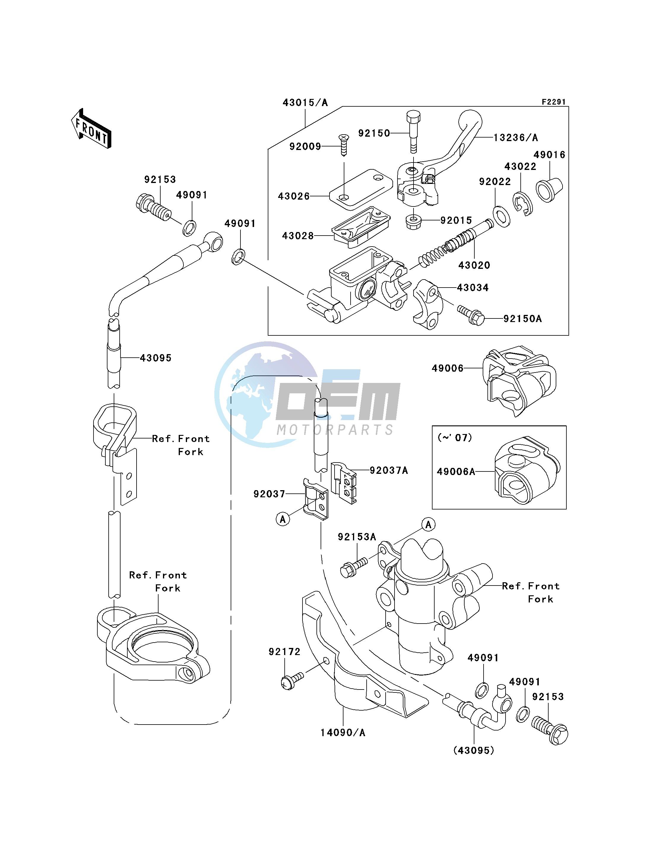 FRONT MASTER CYLINDER