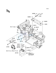 MULE_610_4X4 KAF400ADF EU drawing Engine Mount