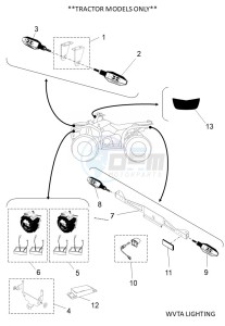 YFM450FWBD KODIAK 450 (B5R2) drawing WVTA LIGHTING