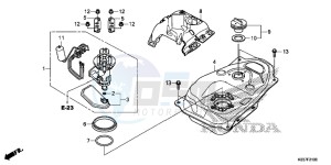 AFS110CSFF CB1000R 2ED - (2ED) drawing FUEL TANK