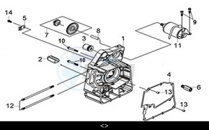 JOYRIDE 300 16 (LJ30W2-EU) (M2) drawing R. CRANK CASE COMP