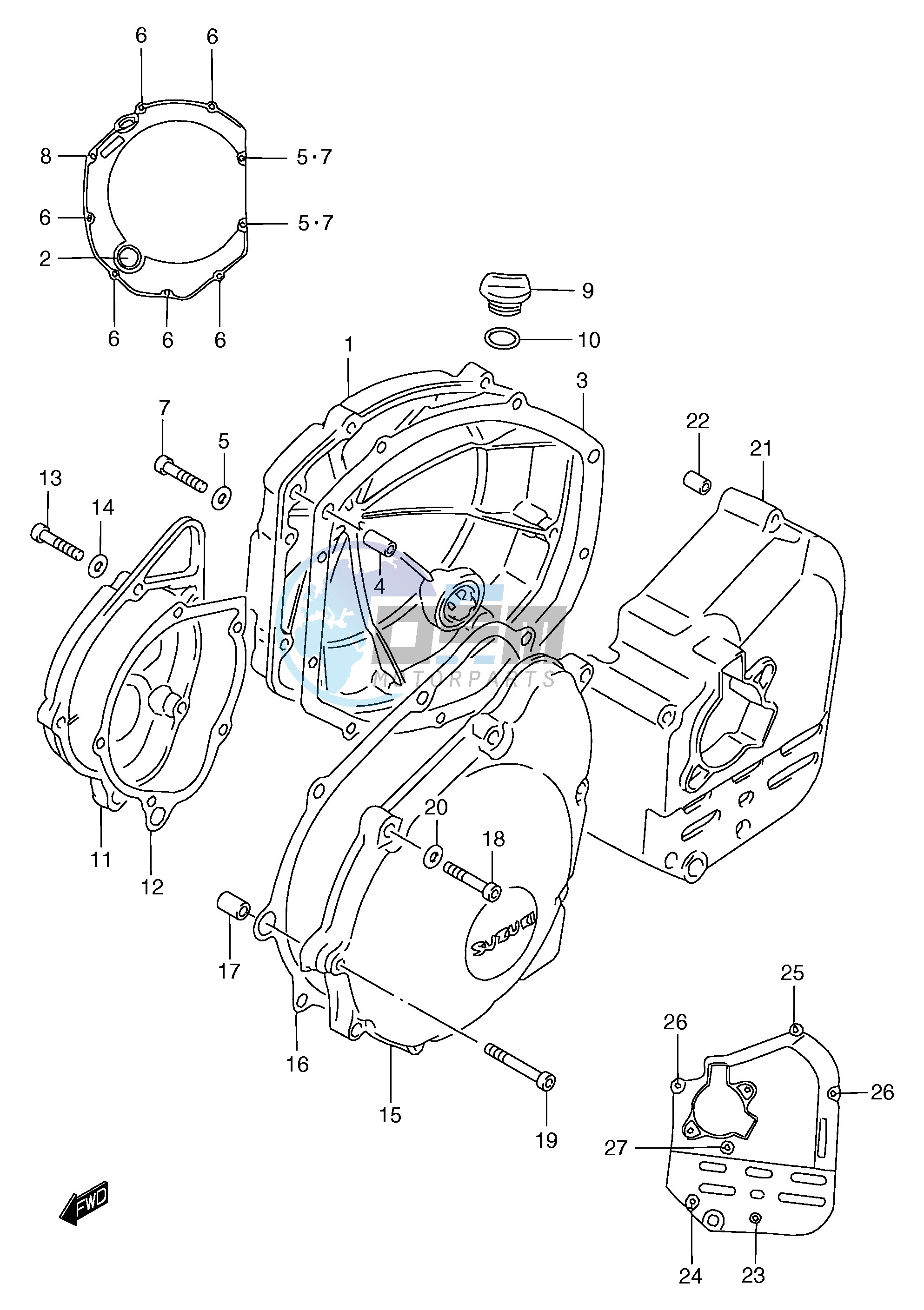 CRANKCASE COVER