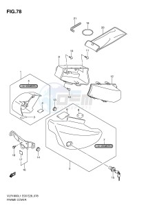 VLR1800 (E3-E28) drawing FRAME COVER (VLR1800L1 E33)