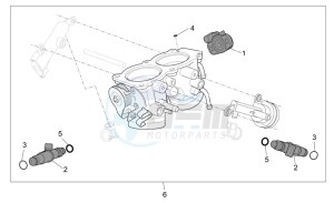 ETV 1000 Capo Nord - Rally Capo Nord drawing Throttle body