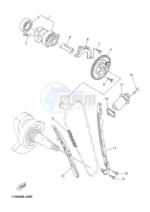 XT660Z TENERE (2BD7 2BD7 2BD7) drawing CAMSHAFT & CHAIN