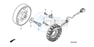 CBF1000TA France - (F / ABS CMF) drawing GENERATOR