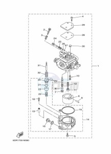 FT9-9LEL drawing CARBURETOR