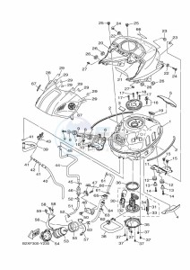 YZF320-A YZF-R3 (B2XG) drawing FUEL TANK