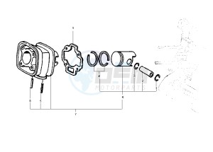 Runner POGGIALI 50 drawing CYLINDER