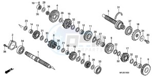 CBR600RR9 BR / MME - (BR / MME) drawing TRANSMISSION