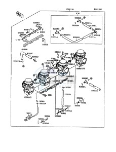 ZX 600 C [NINJA 600R] (C10) [NINJA 600R] drawing CARBURETOR