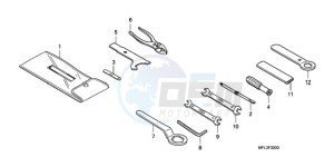 CBR1000RA9 Europe Direct - (ED / ABS MME REP) drawing TOOLS