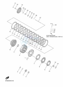 YZ250F (B7BS) drawing CLUTCH