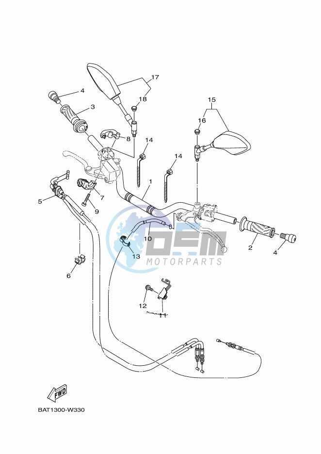 STEERING HANDLE & CABLE