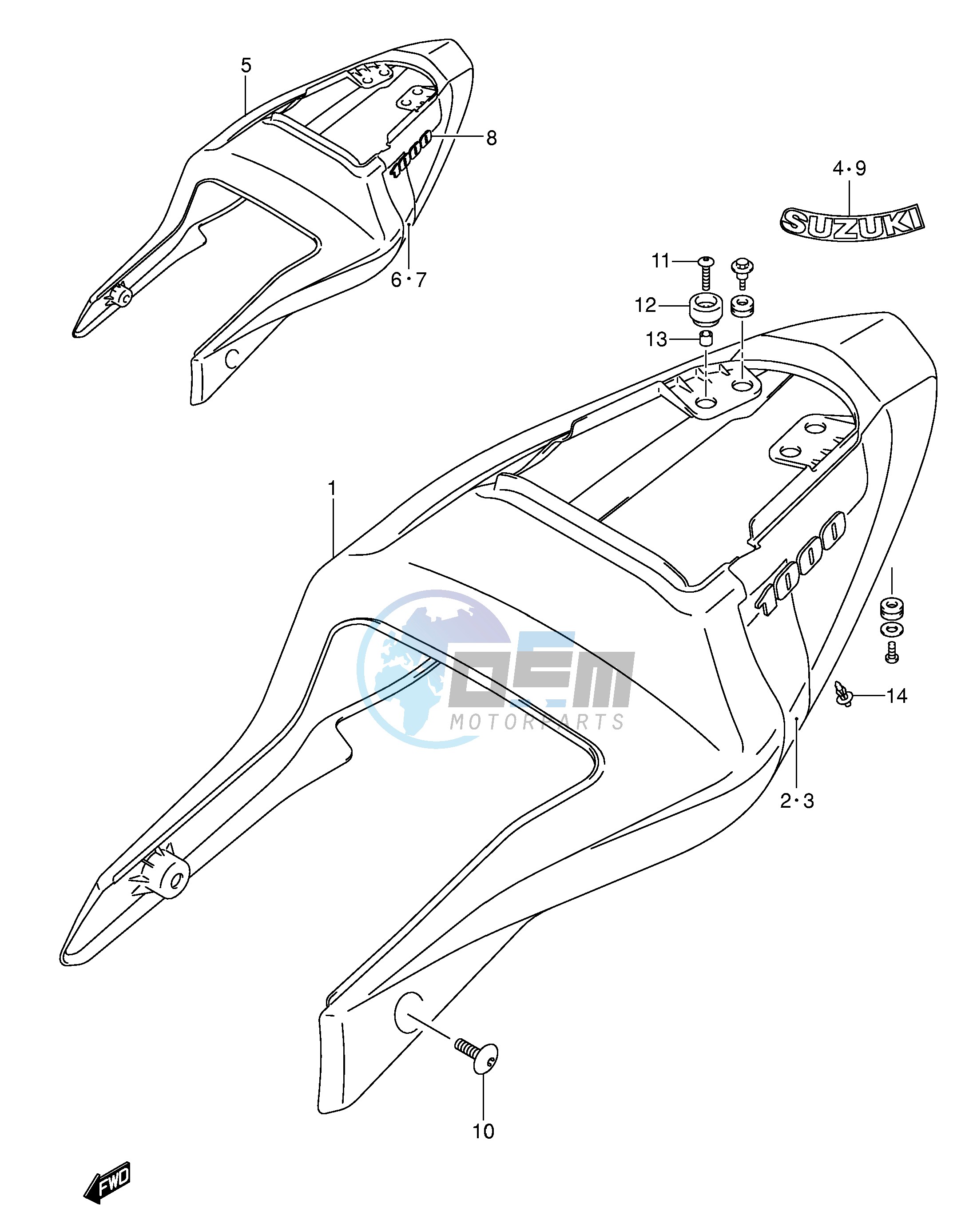 FRAME COVER (MODEL K3)