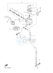 YZ450FX (B912 B913 B914 B914 B915) drawing FRONT MASTER CYLINDER