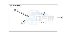 XL1000V VARADERO drawing HANDLE BRIDGE