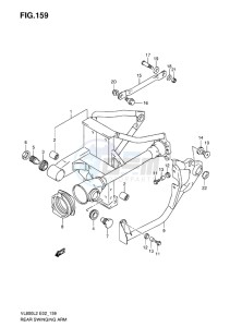 VL800C INTRUDER EU drawing REAR SWINGING ARM