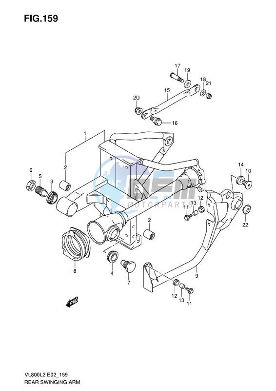 REAR SWINGING ARM