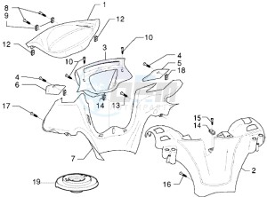 X9 250 drawing Handlebars covers