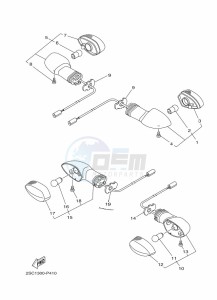 TRACER 900 MTT850 (B5CM) drawing FLASHER LIGHT