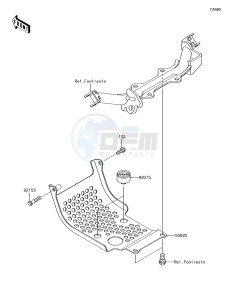 KLX110 KLX110CGF EU drawing Guard(s)