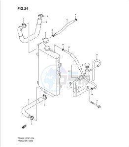 AN650 drawing RADIATOR HOSE