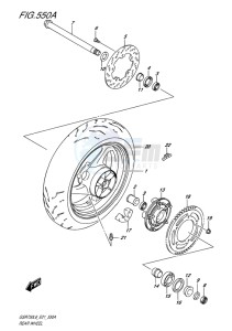 GSR750 EU drawing REAR WHEEL