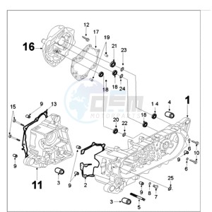 TWEET A PX drawing CRANKCASE